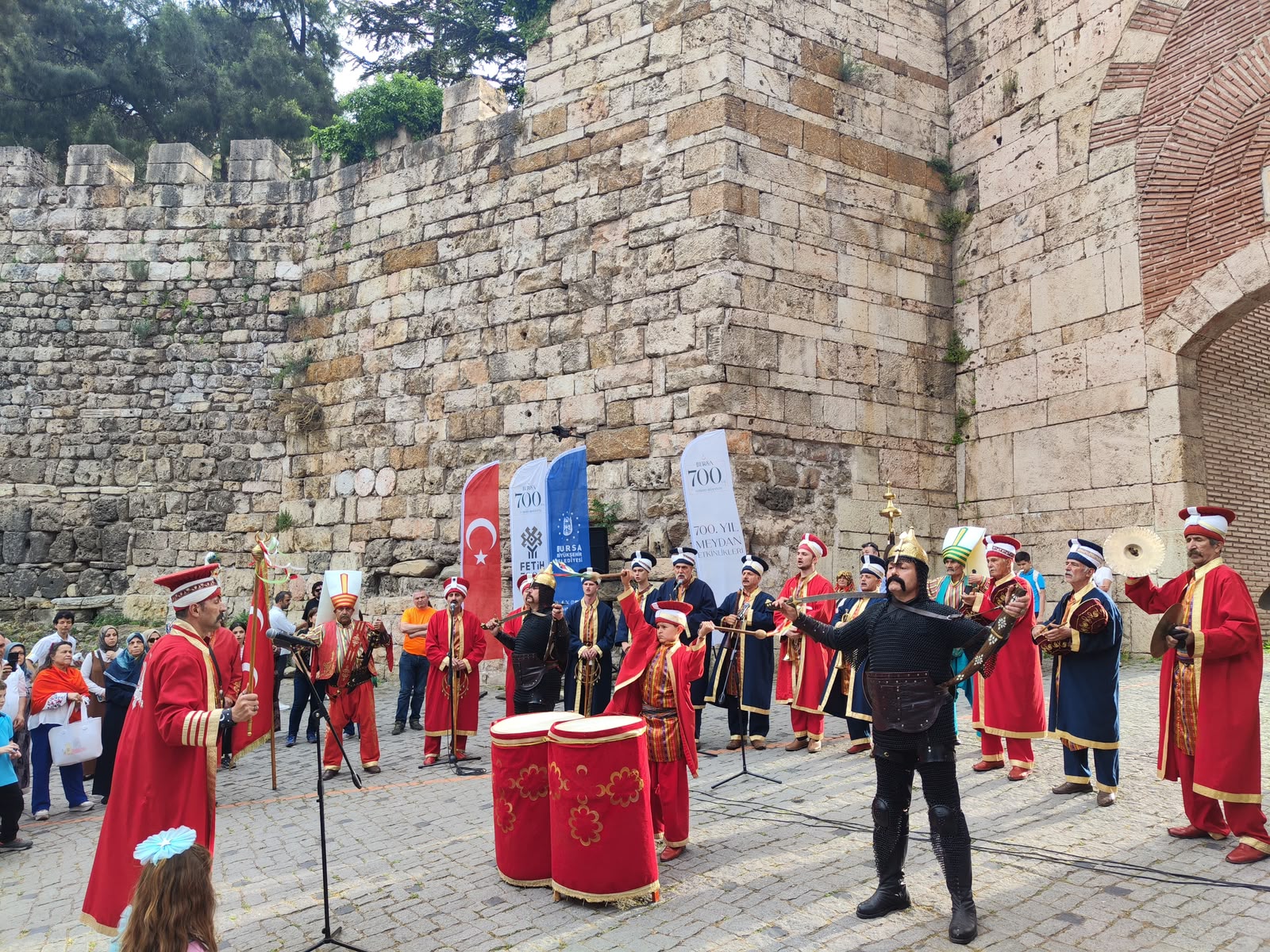 Fethin 700. Yılında mehter sesleri Saltanat Kapı'dan yükseldi