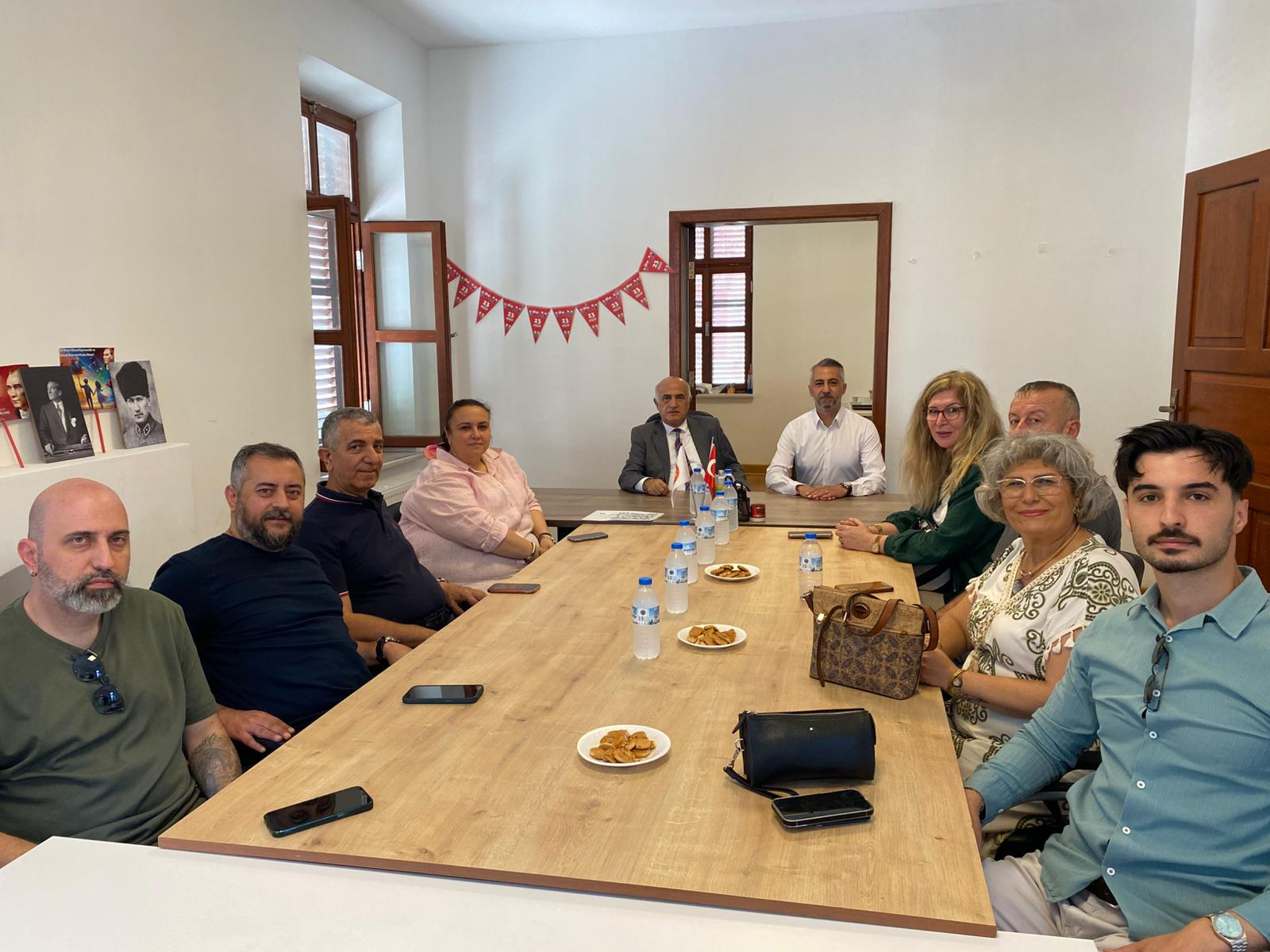 Gemlik Kaymakamı Canbaba’dan Gemlik Kent Konseyi’ne Hayırlı Olsun Ziyareti