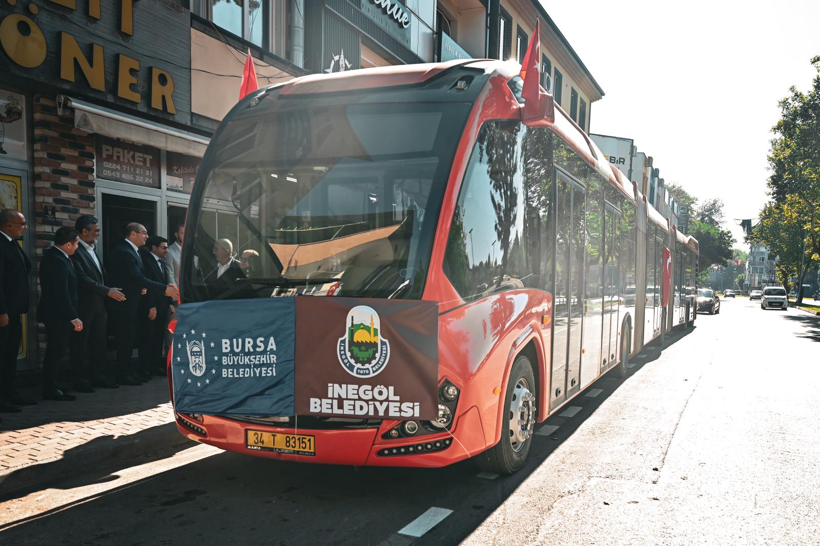 İnegöl'e metrobüs geliyor