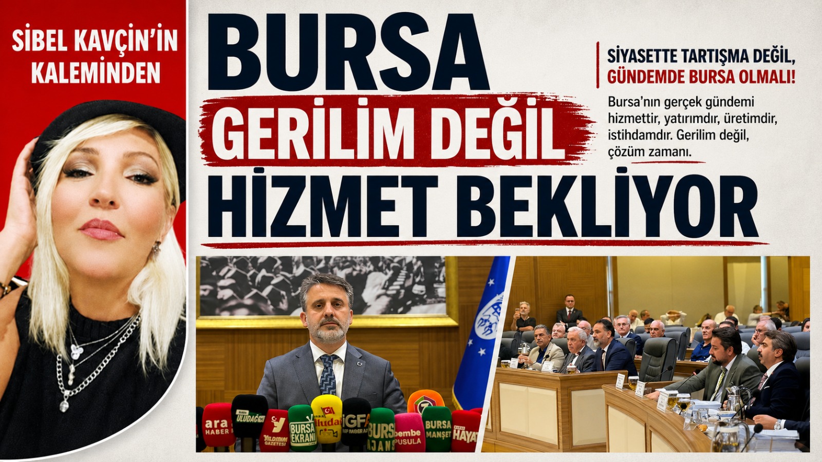 BURSA GERİLİM DEĞİL  HİZMET BEKLİYOR