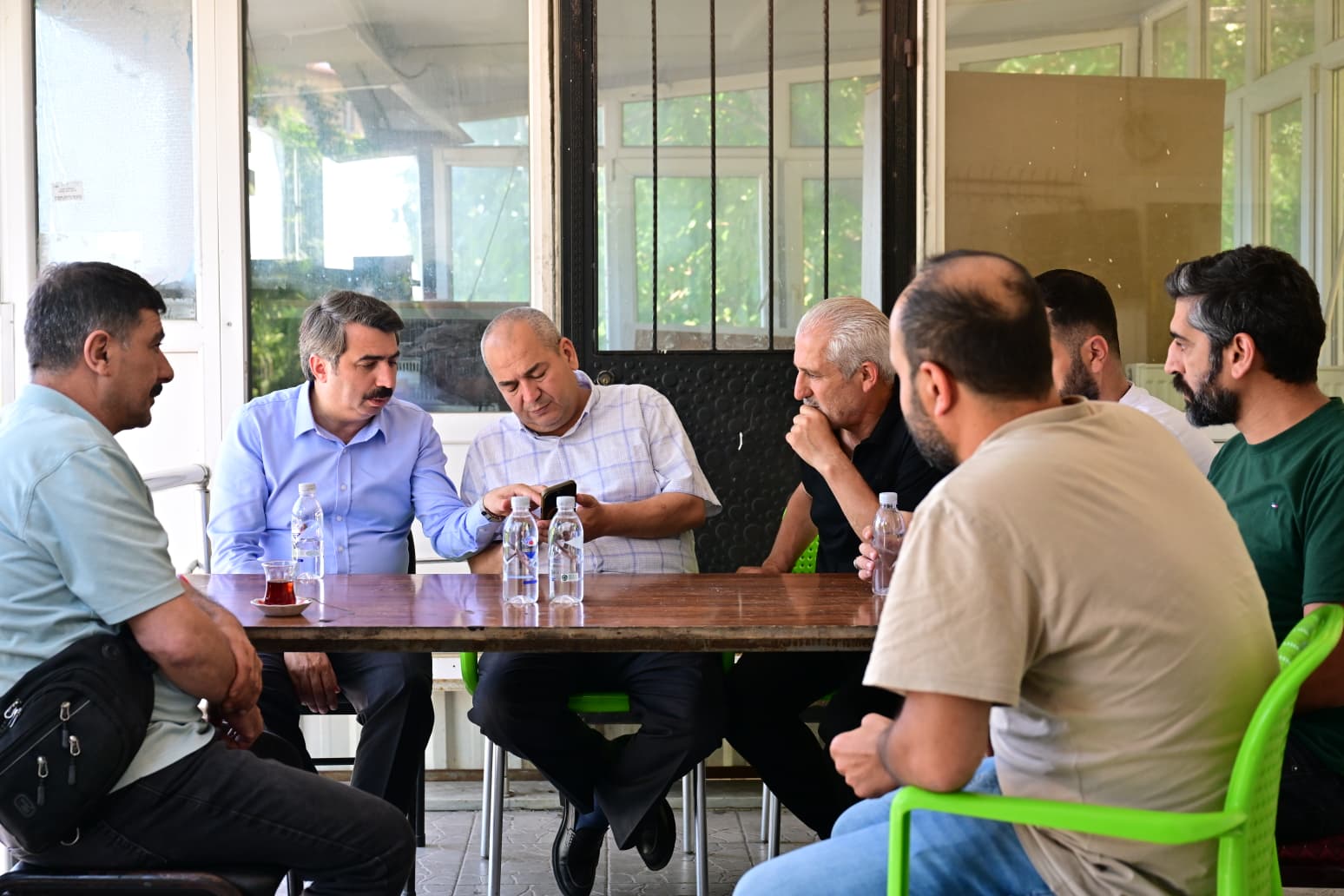 YILDIRIM BELEDİYE BAŞKANI OKTAY YILMAZ, TELEFERİK MAHALLESİ’NDE ESNAFLA BİR ARAYA GELDİ