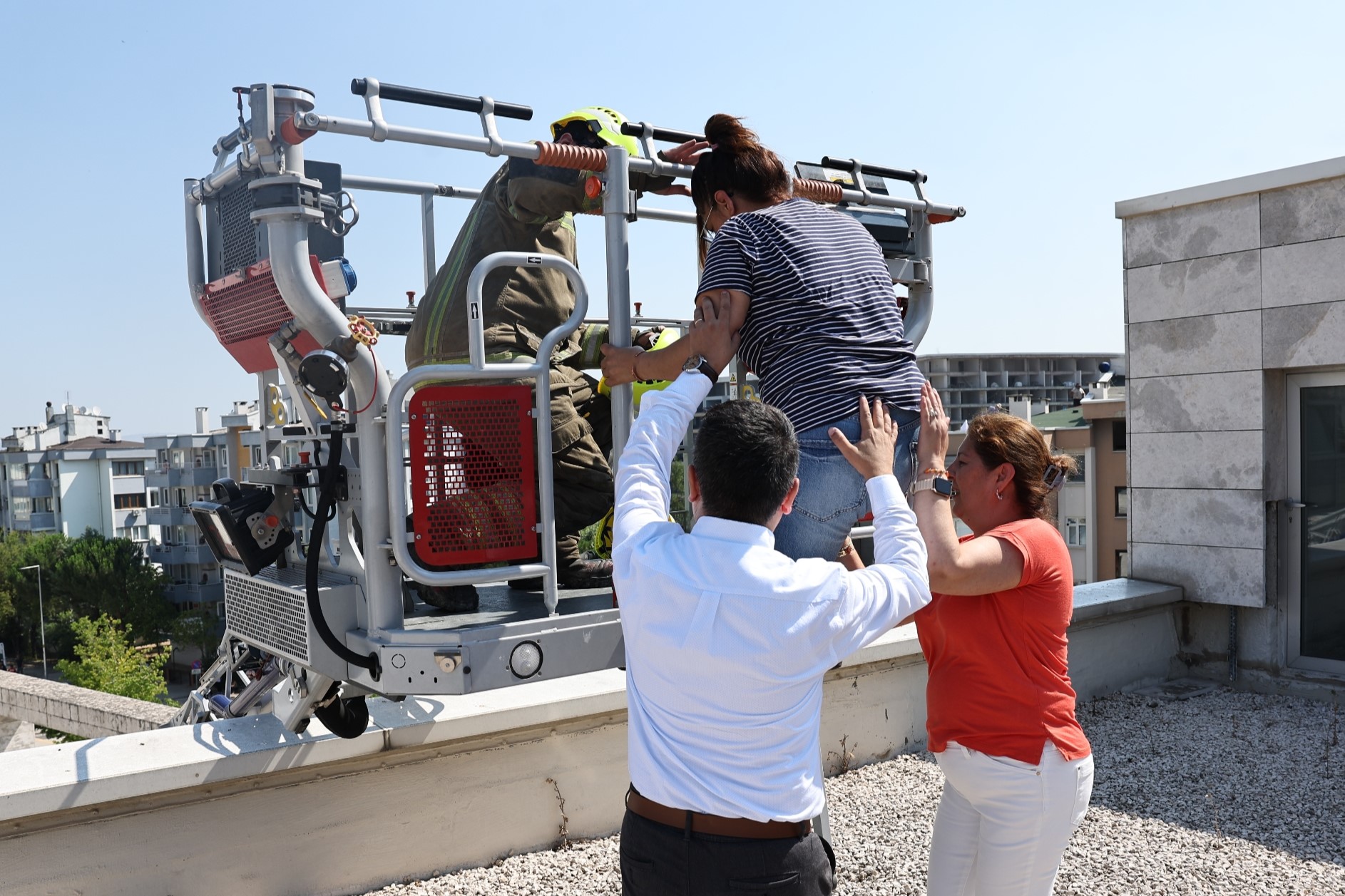 Nilüfer’de deprem ve yangın tatbikatı  