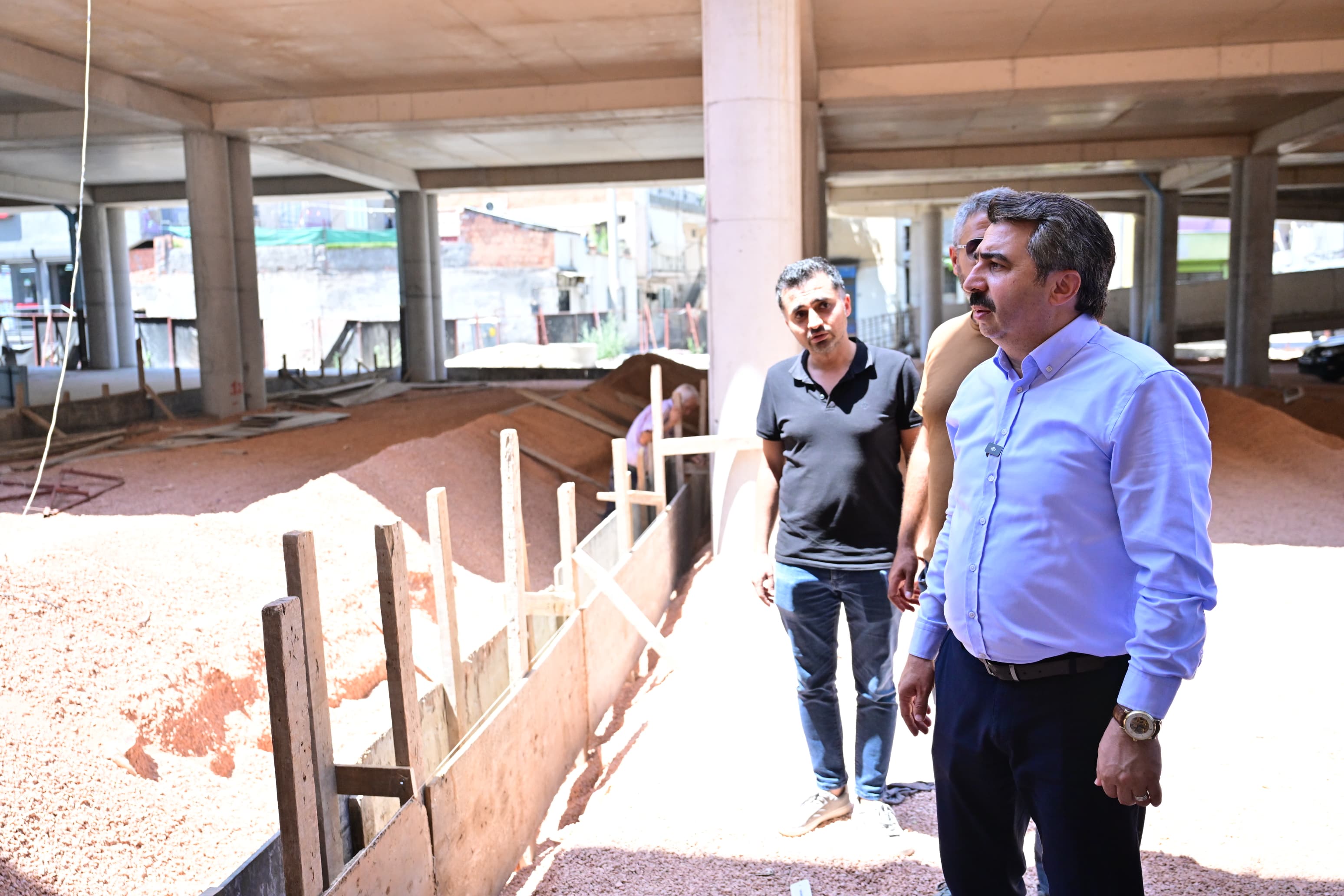 YAVUZSELİM PAZARYERİ’NDE ÇALIŞMALAR DEVAM EDİYOR