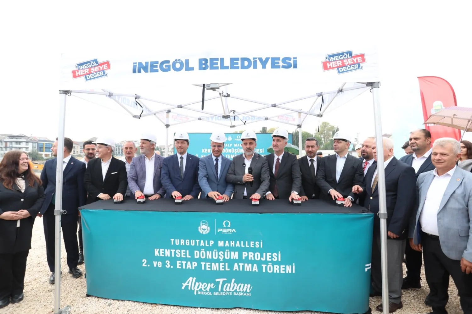Turgutalp’te Kentsel Dönüşümün 2. Ve 3. Etaplarında Temel Atıldı