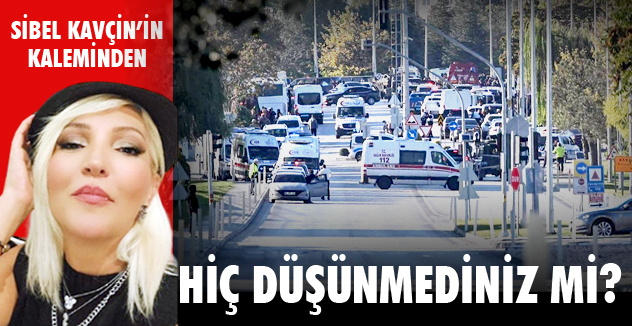 HİÇ DÜŞÜNMEDİNİZ Mİ?