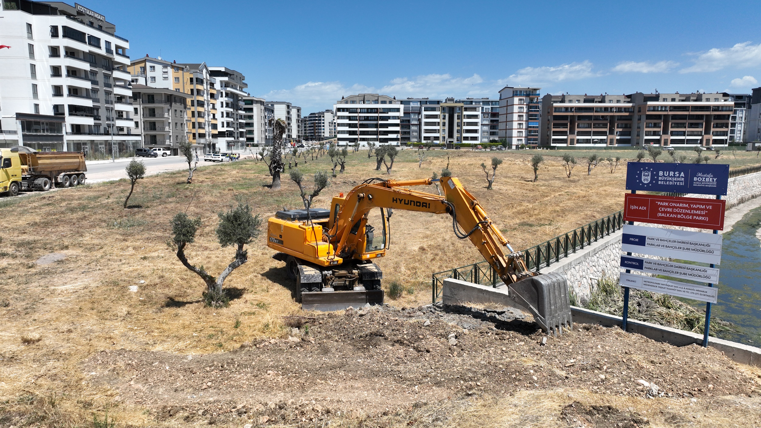 Büyükşehir’den kente nefes aldıracak bölge parkı