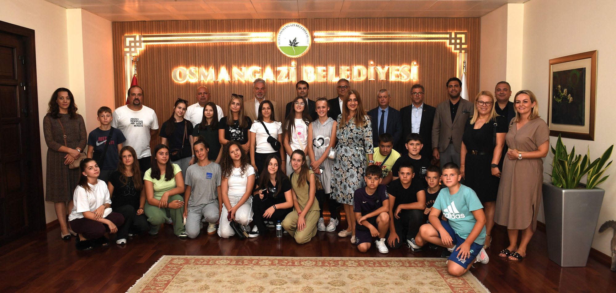 Kardeş iki şehir arasında öğrenci değişim programı