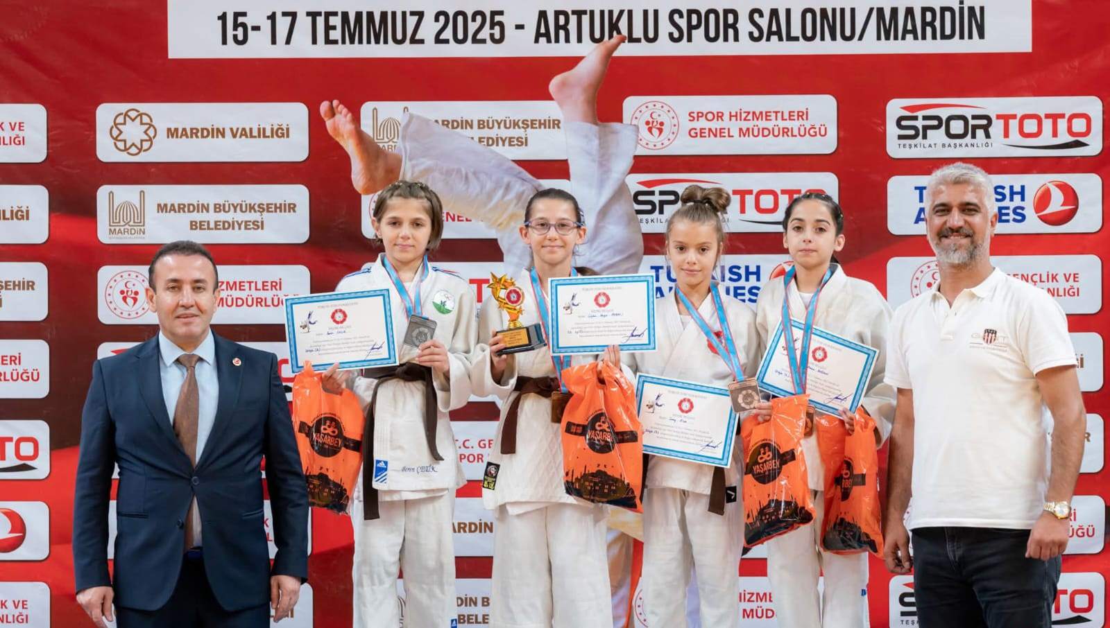 Osmangazili minik judocudan Türkiye ikinciliği