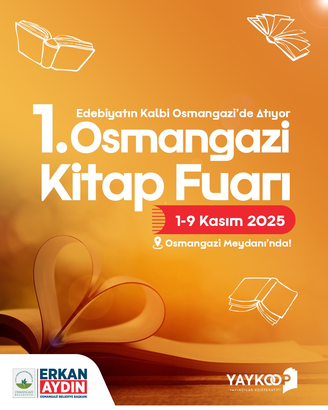 Edebiyatın Kalbi Osmangazi’de Atacak