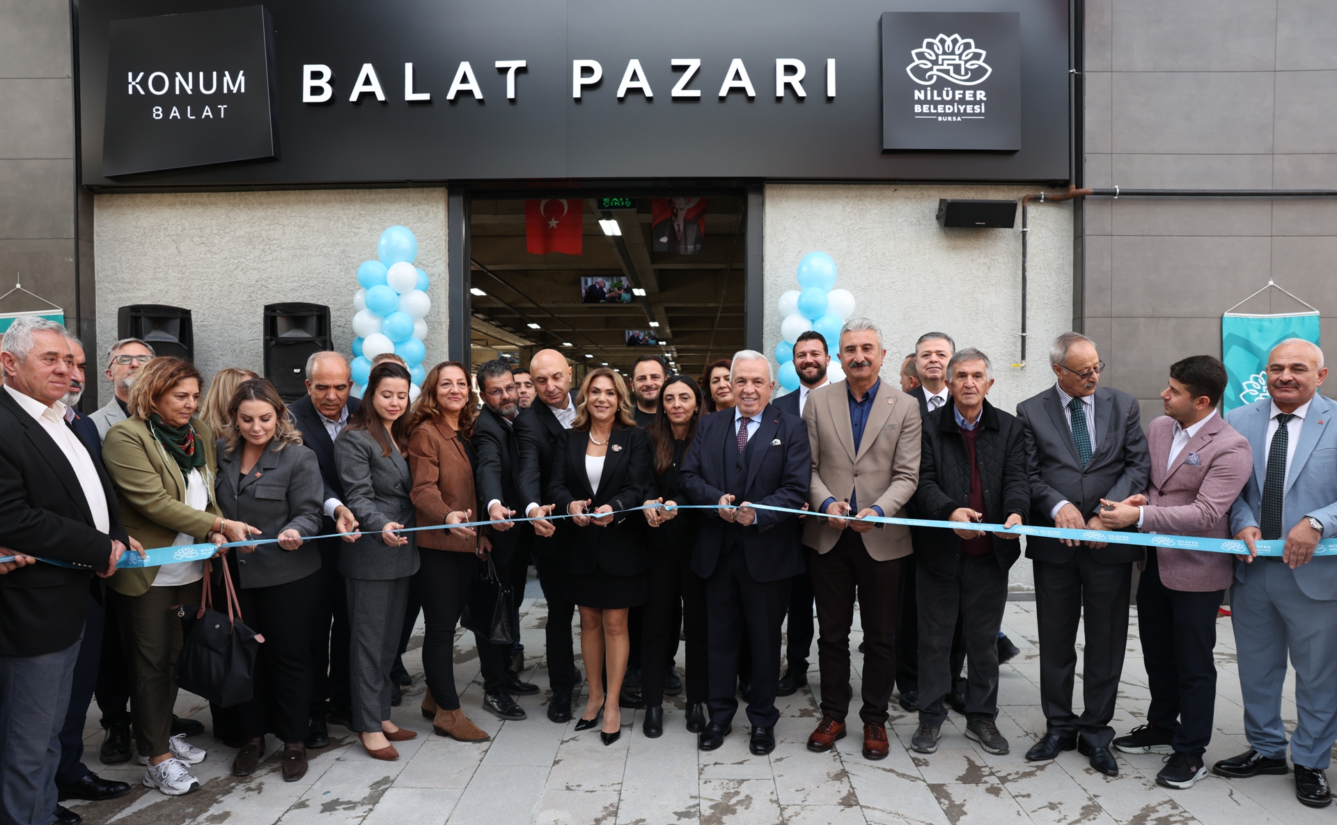 Nilüfer’in modern pazar alanı Balat’ta hizmete açıldı