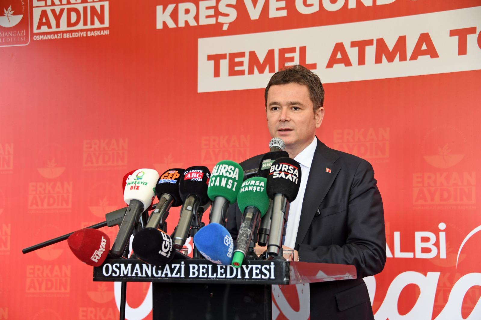 Başkan Aydın’dan Osmangazi’ye Çifte Hizmet