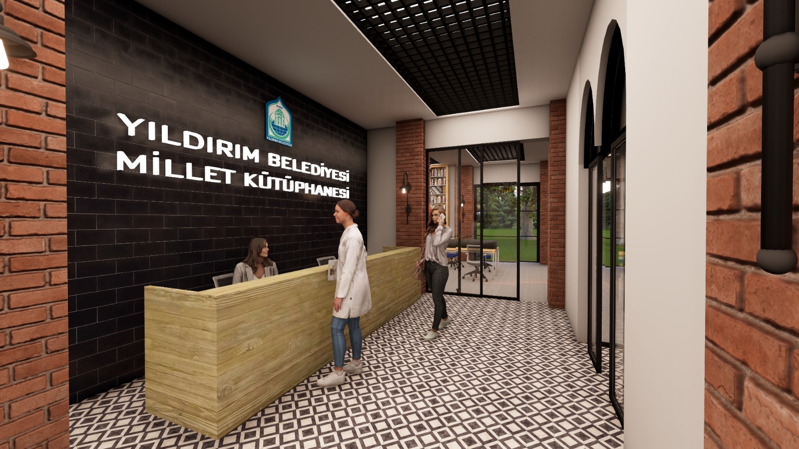 MİLLET MAHALLESİ’NE KÜTÜPHANE VE YILDIRIM KAFE GELİYOR