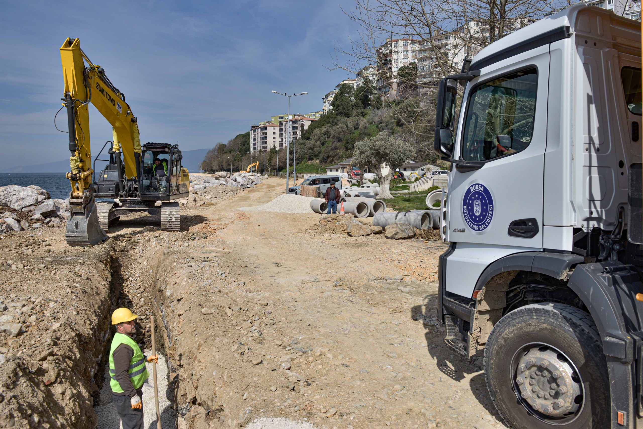 Gemlik’in altyapısı Büyükşehir’le güçleniyor
