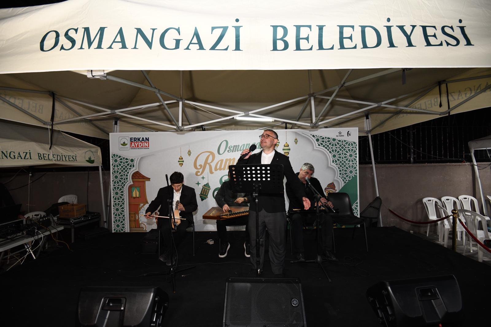 ‘Osmangazi Ramazan Sokağı’ Huzur Veren Ezgilerle Taçlandı