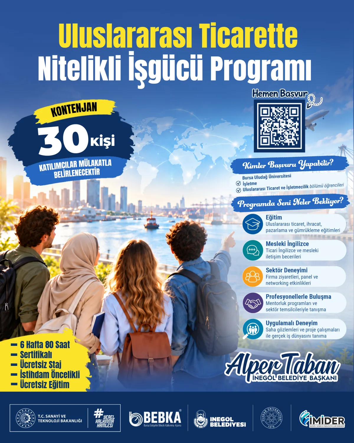 İnegöl’de Üniversiteliler İçin Uluslararası Ticarette Kariyer Fırsatı