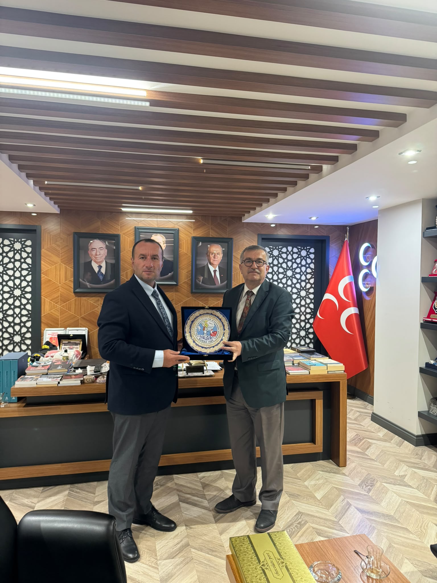 BALGÖÇ’ten MHP Bursa İl Başkanlığı’na “hayırlı olsun” ziyareti