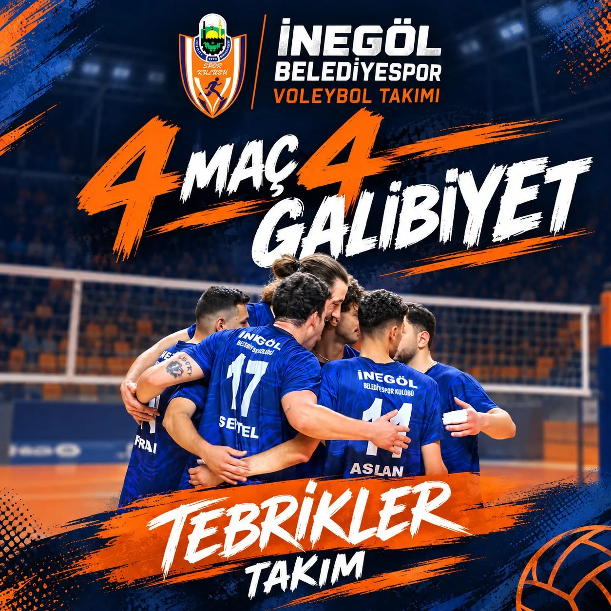 İnegöl Belediyespor Filede Şov Yapıyor: 4’te 4